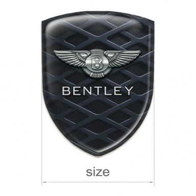 Bentley Emblem Badge Logo 3D Grid Design 