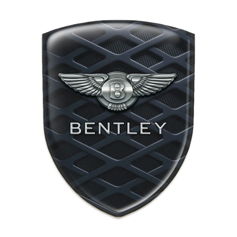 Bentley Emblem Badge Logo 3D Grid Design 