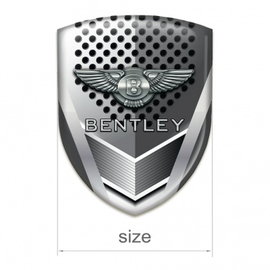 Bentley 3D Gel Emblem High End Metal mask Effect 