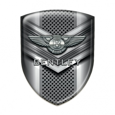 Bentley Car Accessories Badge Metal V Shaped Element Design 