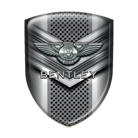Bentley Car Accessories Badge Metal V Shaped Element Design 