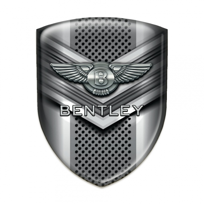 Bentley Car Accessories Badge Metal V Shaped Element Design 