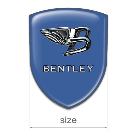 Bentley Emblem Exterior Blue Print New Logo Design 