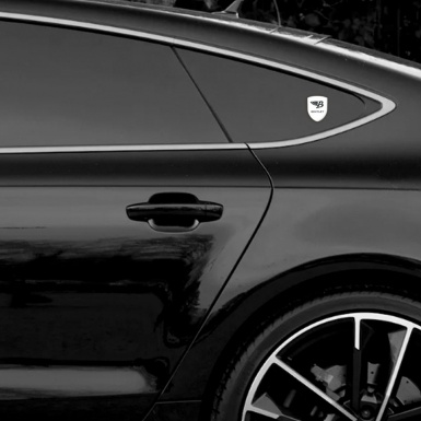 Bentley Car Accessories Badge White Print New Logo Design 