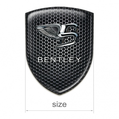 Bentley Self Adhesive Car logo Emblem Perforated Steel with New Logo Design 