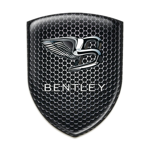 Bentley Self Adhesive Car logo Emblem Perforated Steel with New Logo Design 