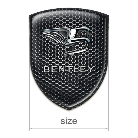 Bentley Self Adhesive Car logo Emblem Perforated Steel with New Logo Design 