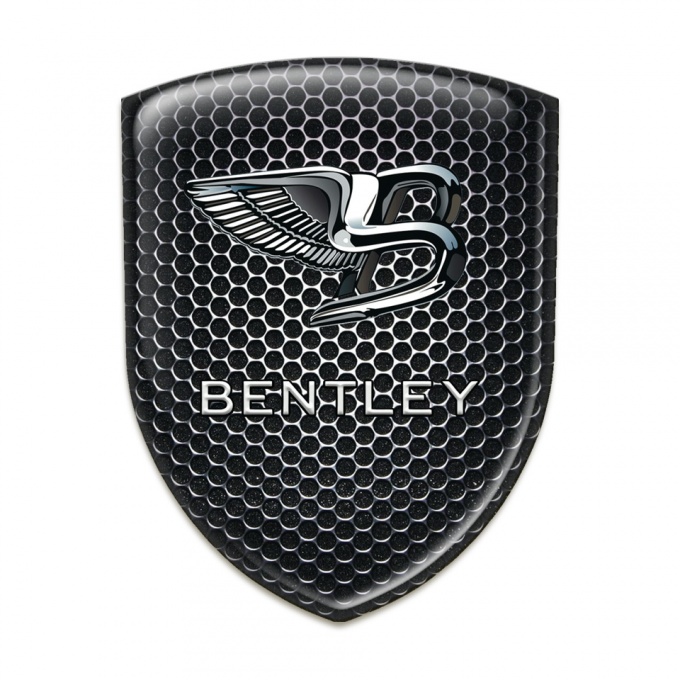 Bentley Self Adhesive Car logo Emblem Perforated Steel with New Logo Design 