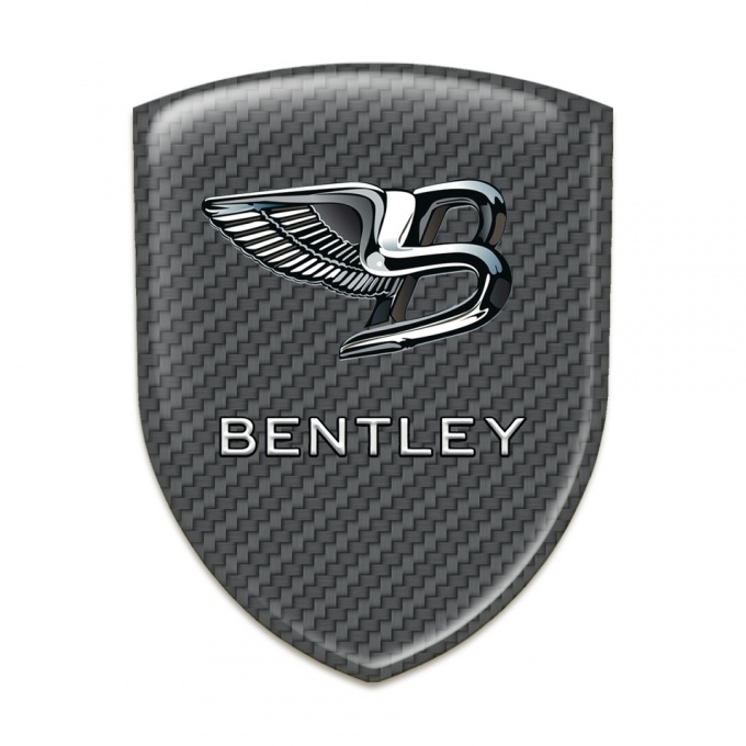 Bentley Silicone Badge Carbon WithNew Logo Design 