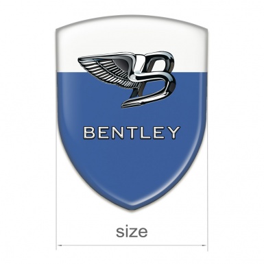 Bentley Emblem Exterior Blue White Base New Logo 