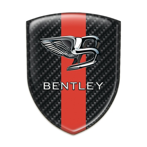 Bentley Auto Emblem Black carbon wuith Red Tape edition 