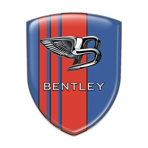 Bentley 3D Gel Emblem Blue Red Version 