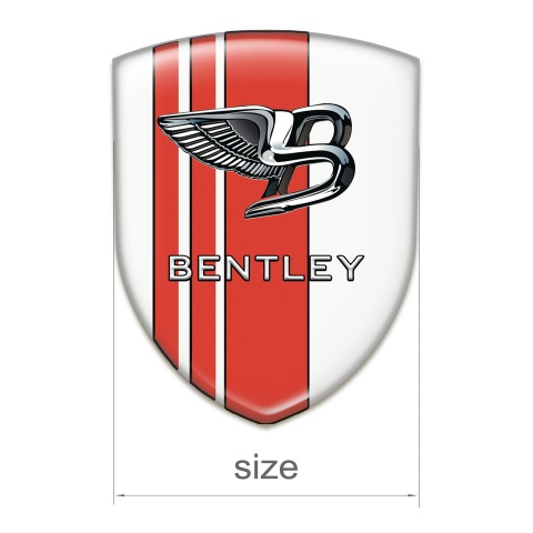 Bentley Emblem Interior White Red Version 