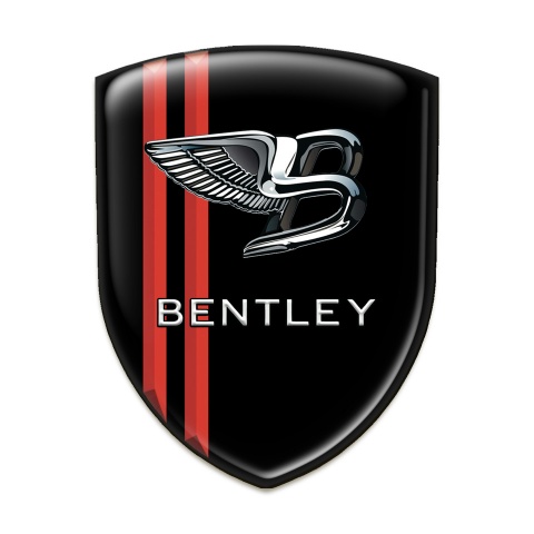 Bentley Silicone Shield BVlack Print with Red Stripes Version 