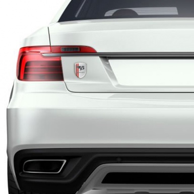 Bentley Tuning Badge Mesh Effect with red Stripes Type 