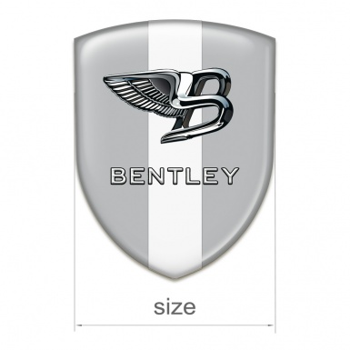 Bentley Tuning Emblem Gray with White Band Type 