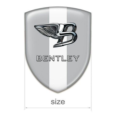 Bentley Tuning Emblem Gray with White Band Type 