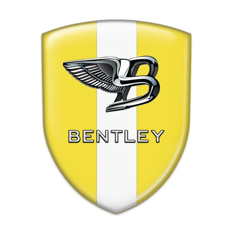 Bentley Silicone Emblem Yellow with White Bantd Type