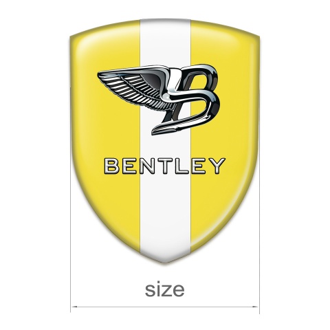 Bentley Silicone Emblem Yellow with White Bantd Type