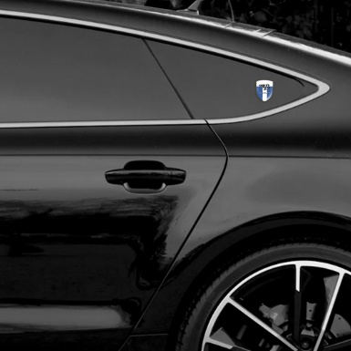 Bentley Emblem Exterior Blue White with White Band Type 