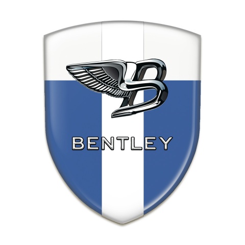 Bentley Emblem Exterior Blue White with White Band Type 