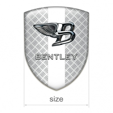 Bentley Car Interior Badge Mesh Effect with White Band Style 
