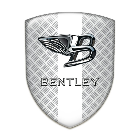 Bentley Car Interior Badge Mesh Effect with White Band Style 