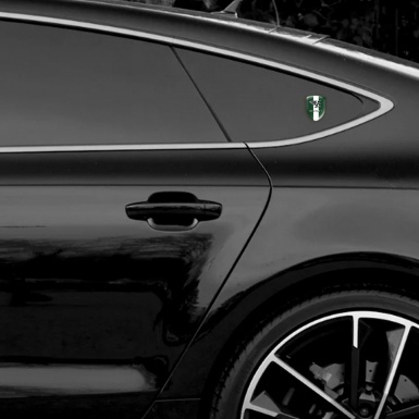 Bentley Silicone Badge Green Carbon with White Band Type 