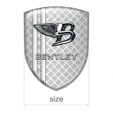 Bentley Emblem Interior Mesh Effect with White Stripes Edition 