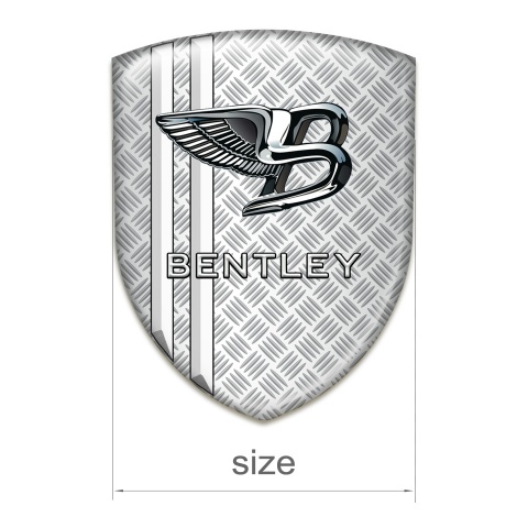 Bentley Emblem Interior Mesh Effect with White Stripes Edition 