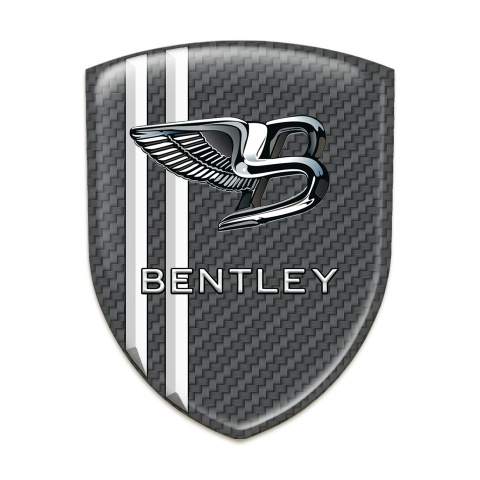 Bentley Tuning Badge Carbon with White Lines Edition 