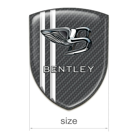 Bentley Tuning Badge Carbon with White Lines Edition 