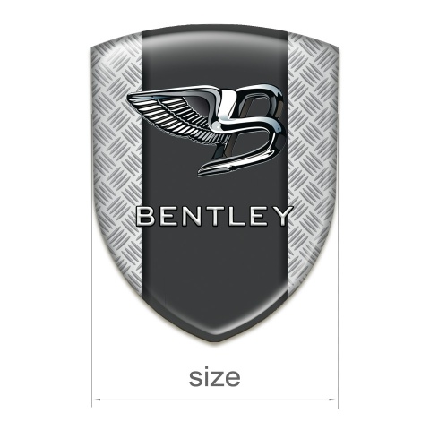 Bentley Self Adhesive Car logo Emblem Mesh effect base Nikel effect logo 
