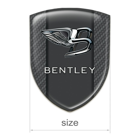 Bentley Car Interior Badge Carbon base Stylish logo 