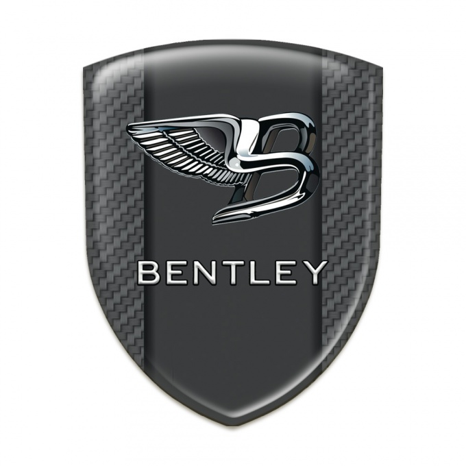 Bentley Car Interior Badge Carbon base Stylish logo 