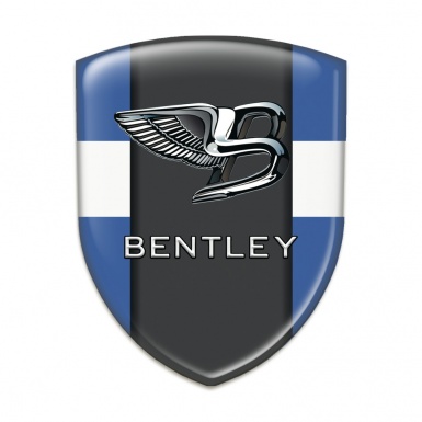 Bentley Auto Emblem Blue White Base Stylish Logo 