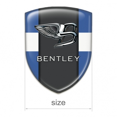 Bentley Auto Emblem Blue White Base Stylish Logo 