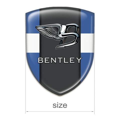 Bentley Auto Emblem Blue White Base Stylish Logo 