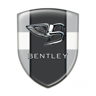 Bentley Logo Emblem Gray White Base Stylish Logo 