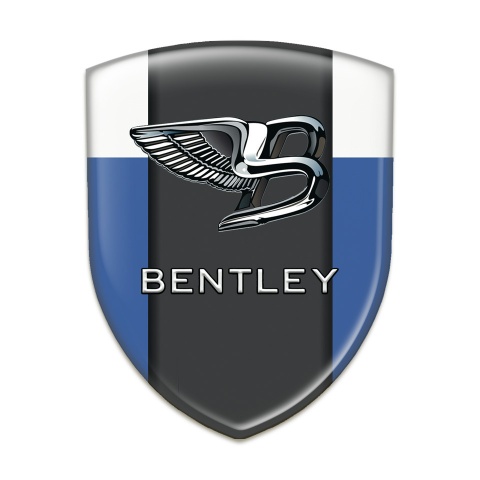 Bentley Silicone Shield Blue White Background Stylish Logo