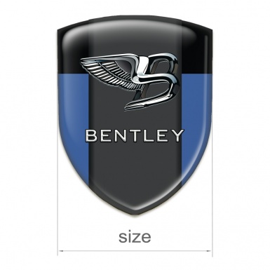 Bentley Emblem Interior Blue Black Background Stylish Logo