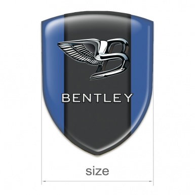 Bentley Auto Emblem Blue Background Stylish Logo 