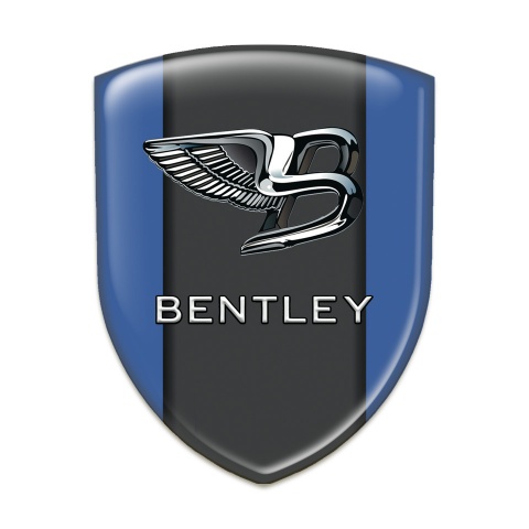 Bentley Auto Emblem Blue Background Stylish Logo 