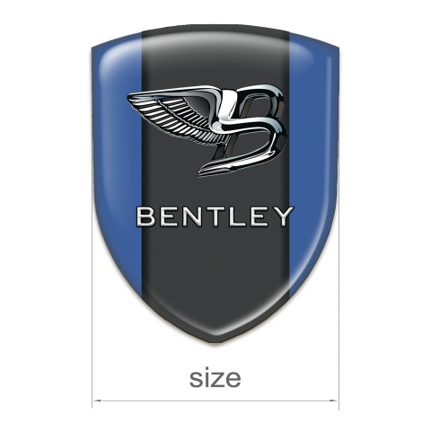 Bentley Auto Emblem Blue Background Stylish Logo 
