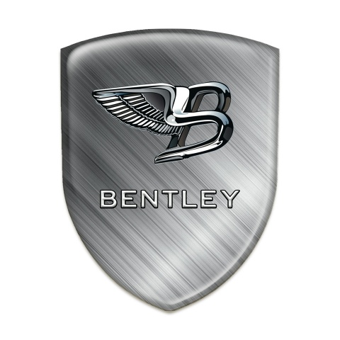 Bentley Logo Emblem Pattern Polished Metal Effect 