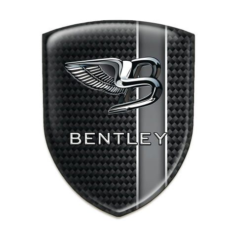 Bentley Silicone Emblem stylish Black Base with Gray Band 