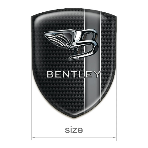 Bentley Silicone Emblem stylish Black Base with Gray Band 