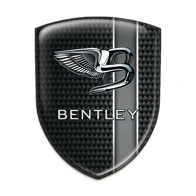 Bentley Silicone Emblem stylish Black Base with Gray Band 
