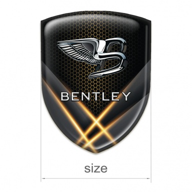 Bentley Resin Sticker Orange Lights Effect Design 