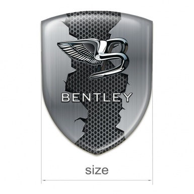 Bentley 3D Gel Emblem Torn Metal Edition 